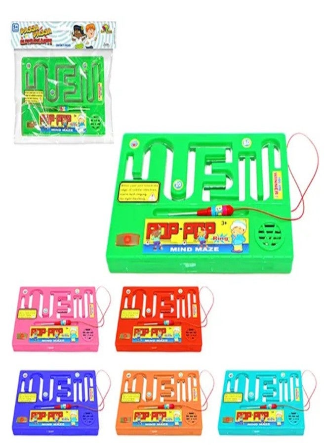 Munmoll Toys Mind Concentration Game, Pop Ring Maze, Eye and Hand Coordination, Ages 3+, Multicolor - Image 3